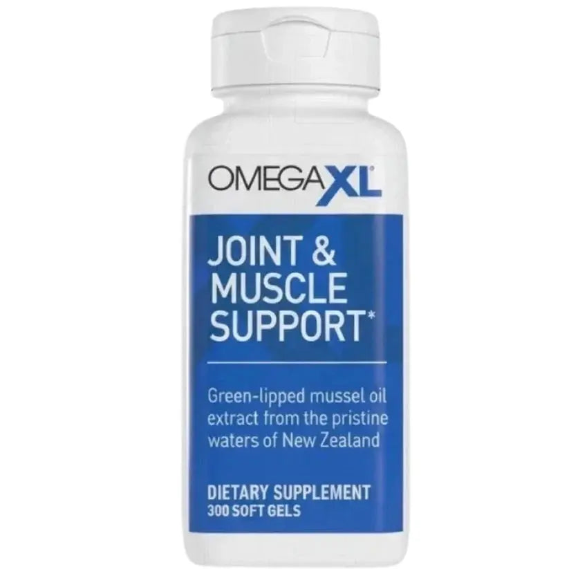 Omega XL Joint & Muscle Relief Supplement – New Zealand Green Lipped Mussel Oil (300 Softgel Capsules) SCENTORA SCENTORA
