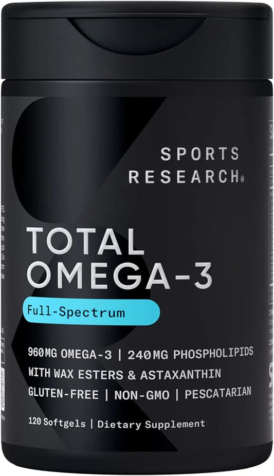 Total Omega-3 2200mg 120 Softgel | Wild Salmon & Krill Oil with Astaxanthin (EPA/DHA) NORTH WAVE   SCENTORA