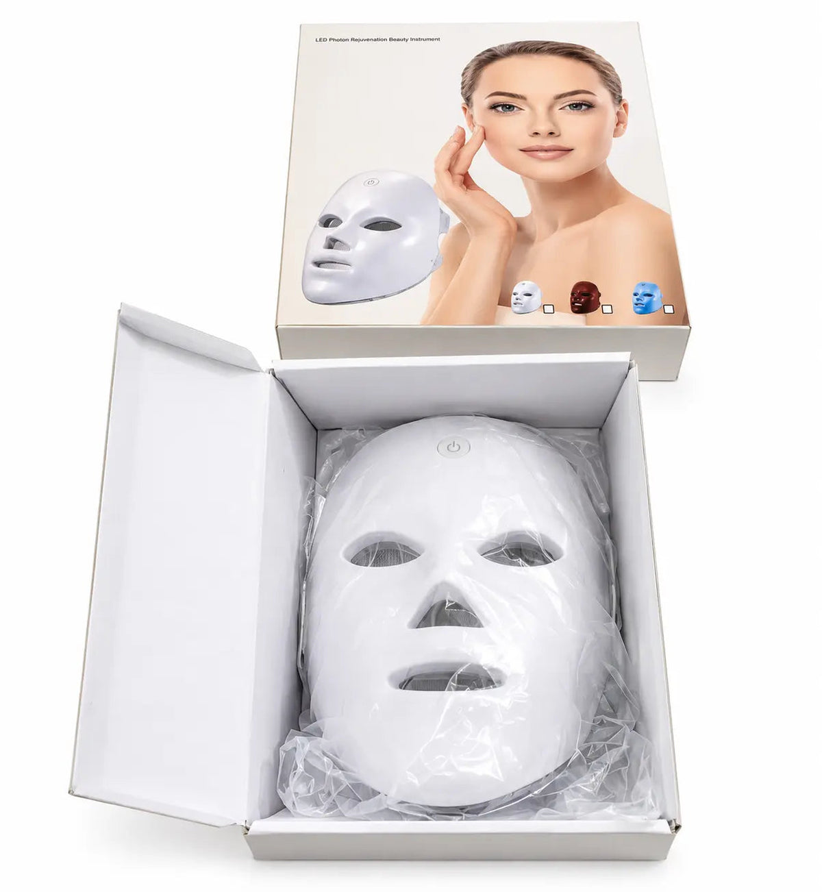 LED Photon Facial Mask – Light Therapy Face Mask for Skincare & Beauty My Store   SCENTORA