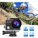 4K Waterproof All Digital UHD WiFi Camera + RF Remote And Accessories - Wavy Hub