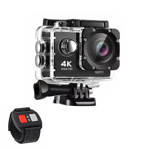 4K Waterproof All Digital UHD WiFi Camera + RF Remote And Accessories - Wavy Hub