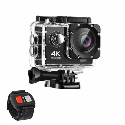 4K Waterproof All Digital UHD WiFi Camera + RF Remote And Accessories - Wavy Hub