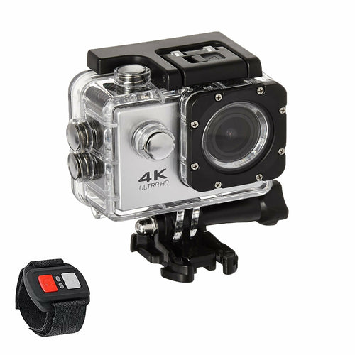 4K Waterproof All Digital UHD WiFi Camera + RF Remote And Accessories - Wavy Hub