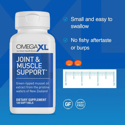 Omega XL Joint Supplement | Green-Lipped Mussel Extract | 300 Capsules NORTH WAVE   SCENTORA