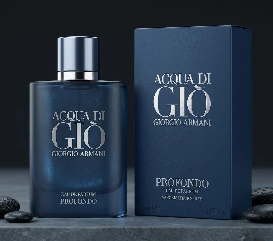 Giorgio Armani Acqua Di Giò Profondo Eau De Parfum – 75ml / 2.5 fl. oz. Spray NORTH WAVE   SCENTORA