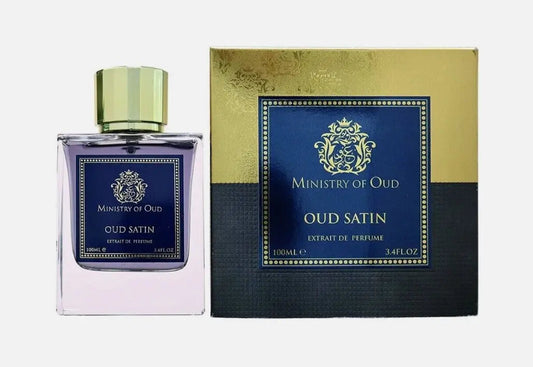 Ministry Of Oud Oud Satin Extrait De Perfume – 100ml (3.4 fl. oz.) Long-Lasting Luxurious Amber Floral & Oud Fragrance NORTH WAVE   SCENTORA