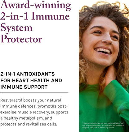 Reserveage Resveratrol 500mg with Pterostilbene | Anti-Aging Supplement NORTH WAVE   SCENTORA