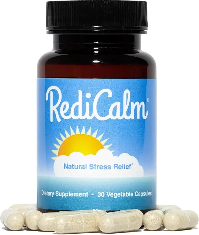 RediCalm | Natural Stress & Anxiety Relief Supplement – Non-GMO, Vegan, Gluten-Free – 60 Capsules NORTH WAVE   SCENTORA