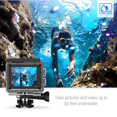 4K Waterproof All Digital UHD WiFi Camera + RF Remote And Accessories - Wavy Hub