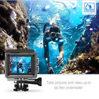 4K Waterproof All Digital UHD WiFi Camera + RF Remote And Accessories - Wavy Hub