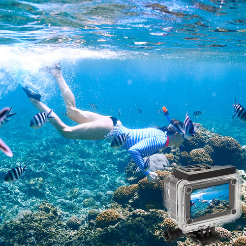 4K Waterproof All Digital UHD WiFi Camera + RF Remote And Accessories - Wavy Hub