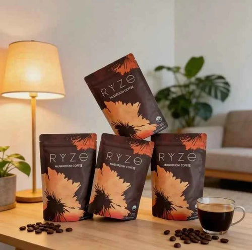 RYZE Organic Mushroom Coffee – Focus, Energy & Immunity Blend