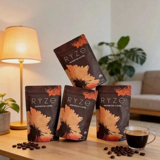 RYZE Organic Mushroom Coffee – Focus, Energy & Immunity Blend