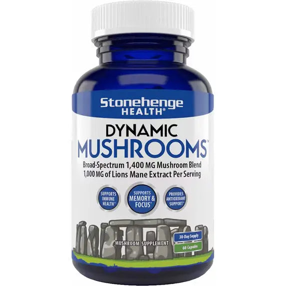 Stonehenge Health Dynamic Mushroom Complex - 60 Veggie Capsules NORTH WAVE   SCENTORA