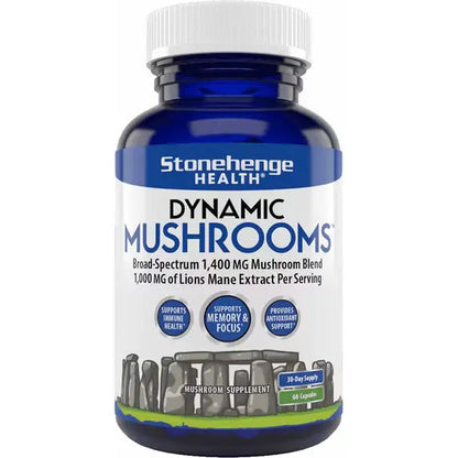 Stonehenge Health Dynamic Mushroom Complex - 60 Veggie Capsules NORTH WAVE   SCENTORA
