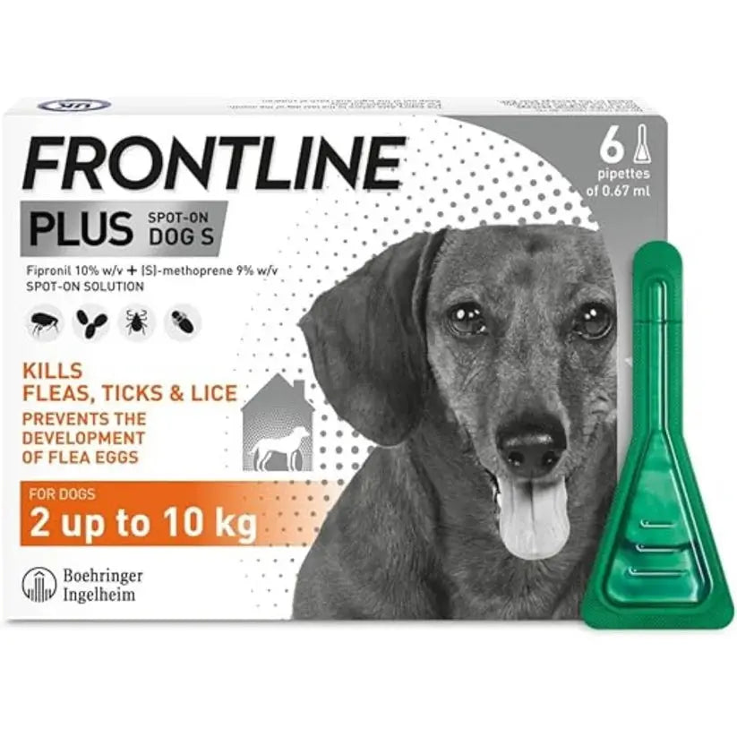 FRONTLINE Plus Flea and Tick Treatment for Small Dogs (5-22 lbs) – 6 Pipettes SCENTORA   SCENTORA