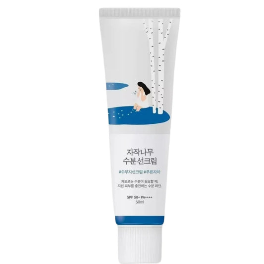 ROUND LAB Birch Juice Moisturizing Sun Cream SPF 50+ PA++++ Duo Set – 2 x 50ml (1.69 fl oz Each)