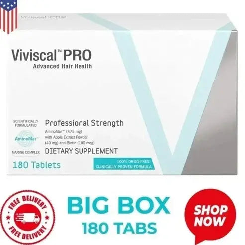 VIVISCAL PRO -Professional Hair Growth Tablets 180 Exp. 12/2027 NORTH WAVE   SCENTORA