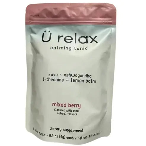 U Relax Calming Tonic – Mixed Berry Flavor, 15 Packets (New Formula) NORTH WAVE   SCENTORA