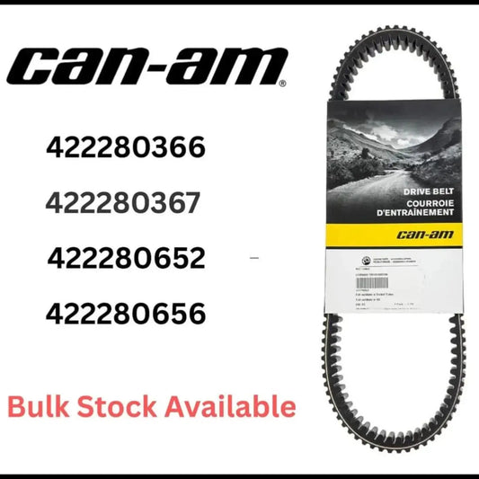 OEM Can-Am CVT Drive Belt - Codes 422280366, 422280367, 422280652, 422280656 - Brand New NORTH WAVE   SCENTORA