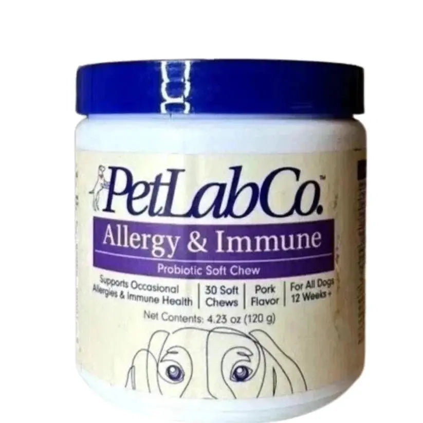 PetLab Co. Allergy & Immune Probiotic Soft Chews for Dogs – Pork Flavor (30 Count) SCENTORA   SCENTORA