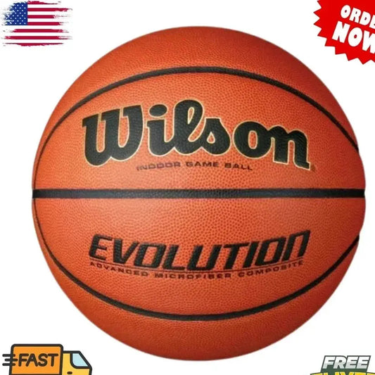 Wilson Evolution Official Game Indoor Basketball (Size 7, 29.5") SCENTORA   SCENTORA