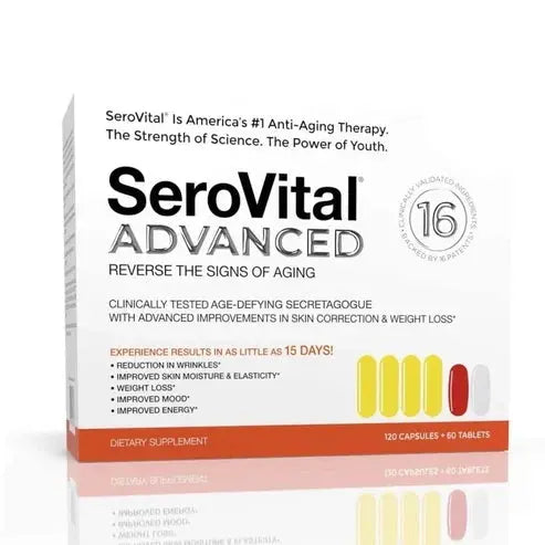 SeroVital Advanced – 30-Day Supply (120 Capsules & 60 Tablets) Anti-Aging Dietary Supplement NORTH WAVE   SCENTORA
