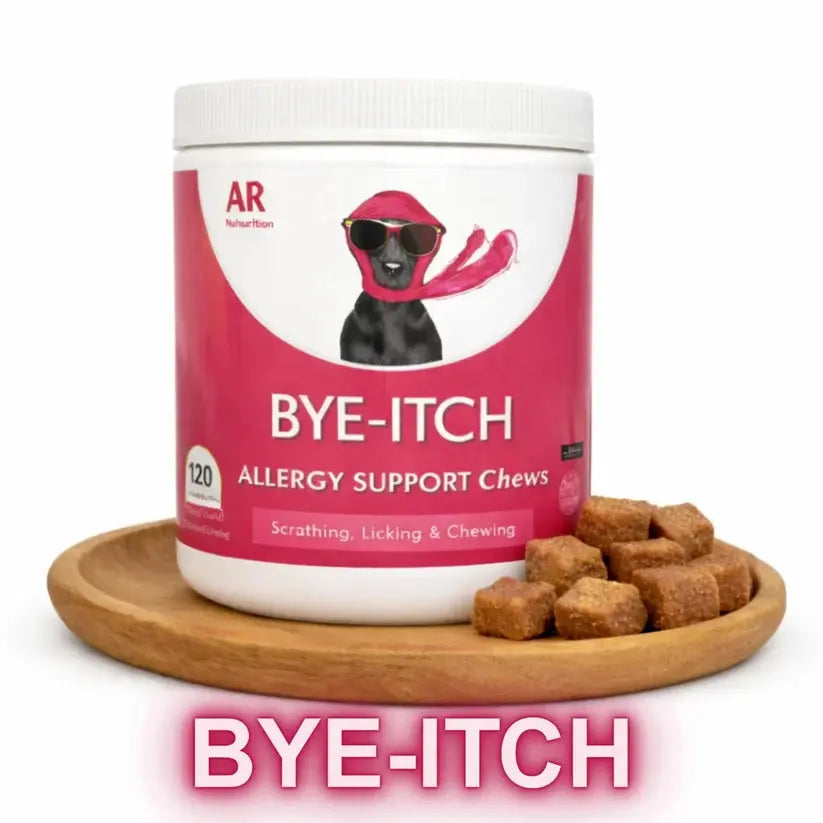 BYE-Itch Immunity Treats for Dogs – Soothe Itchy Paws, Eyes, Ears & Skin (120 Soft Chews / 360g) SCENTORA   SCENTORA