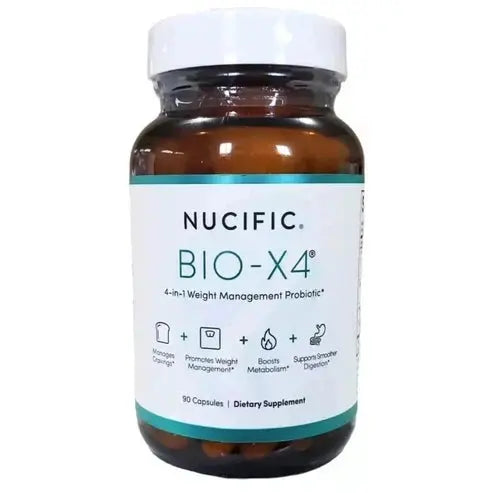 Nucific BIO-X4 Probiotic Weight Loss & Metabolism Booster | 30 Capsules NORTH WAVE   SCENTORA
