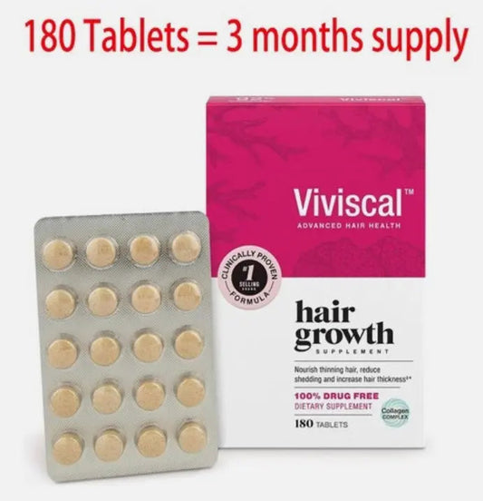Viviscal Advanced Hair Health Hair Growth Supplement – 180 Tablets (3 Months Supply) NORTH WAVE   SCENTORA