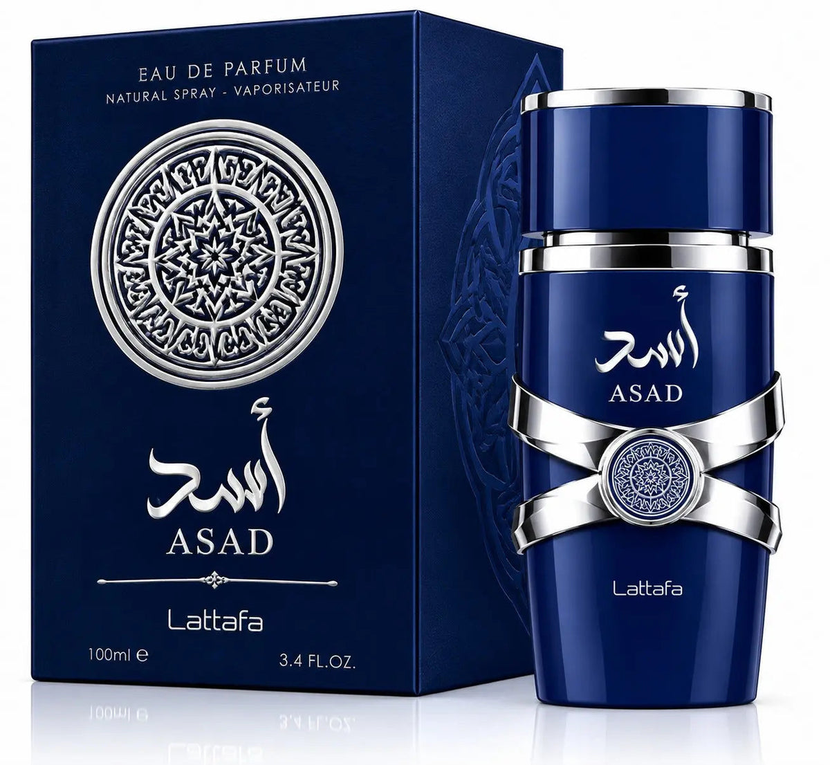 Lattafa Asad Zanzibar Eau De Parfum – 100ml (3.4 fl. oz.) Long-Lasting Fresh Spicy Fragrance For Men NORTH WAVE   SCENTORA