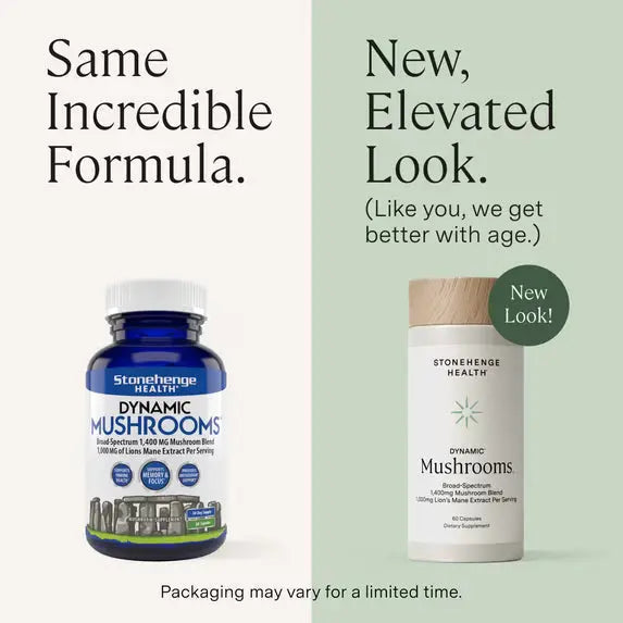 Stonehenge Health Dynamic Mushroom Complex - 60 Veggie Capsules NORTH WAVE   SCENTORA