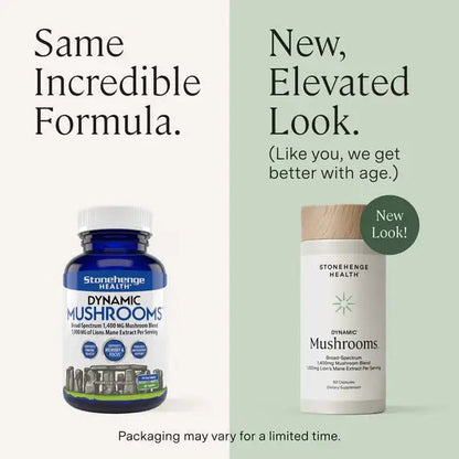 Stonehenge Health Dynamic Mushroom Complex - 60 Veggie Capsules NORTH WAVE   SCENTORA