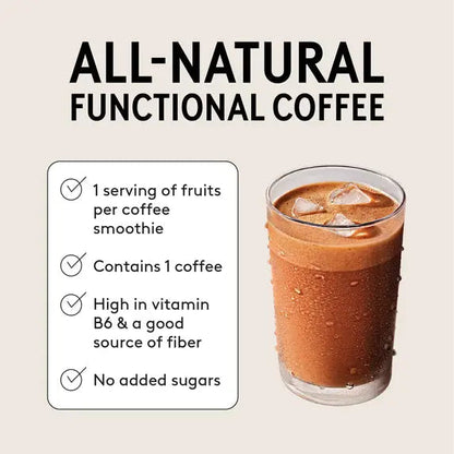 Kencko Mocha Organic Instant Coffee & Fruit Smoothie – 4 Pack (0.81 oz Packets) SCENTORA   SCENTORA