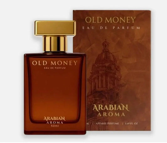 Arabian Aroma Old Money Eau De Parfum – 50ml (1.69 fl. oz.) Long-Lasting Warm Woody Amber & Tobacco Fragrance NORTH WAVE   SCENTORA