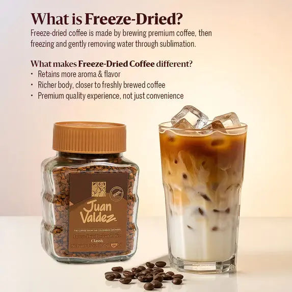 Juan Valdez Classic Freeze-Dried Instant Coffee – 3.52 oz / 100g SCENTORA   SCENTORA