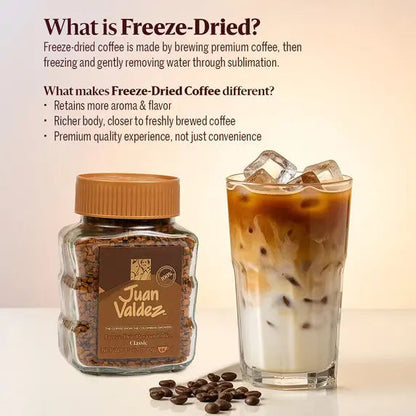 Juan Valdez Classic Freeze-Dried Instant Coffee – 3.52 oz / 100g SCENTORA   SCENTORA