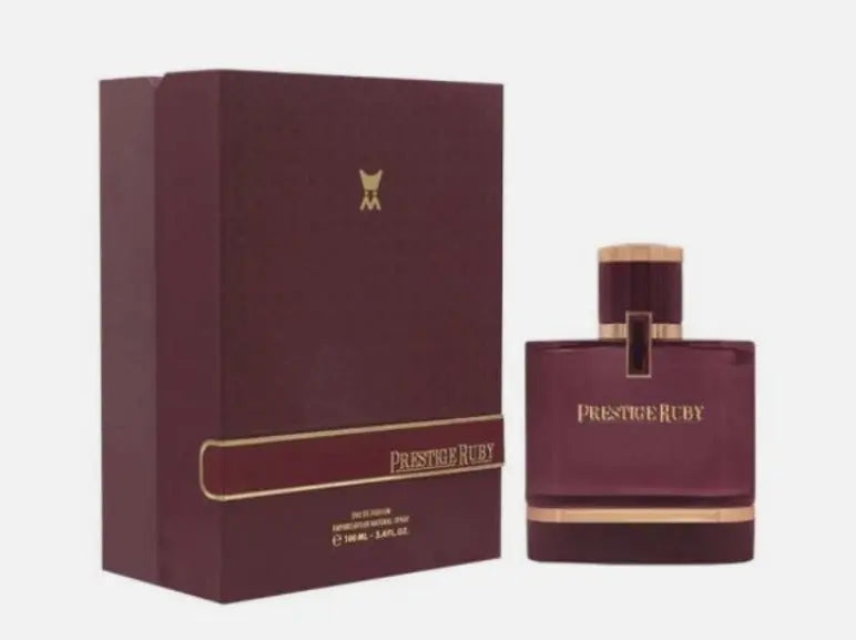 Prestige Ruby Eau De Parfum – 100ml (3.4 fl. oz.) Long-Lasting Luxurious Oriental Floral & Amber Fragrance NORTH WAVE   SCENTORA