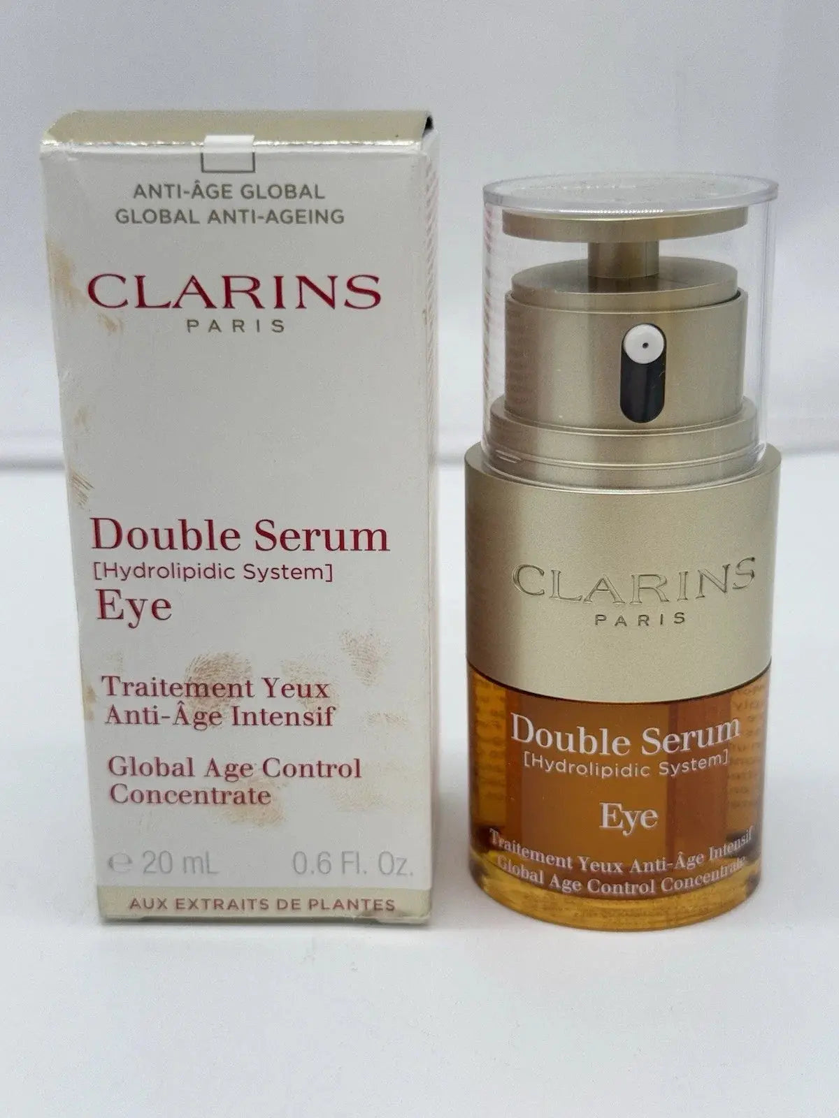 Clarins Double Serum Eye Global Age Control Concentrate - 20ml / 0.6 Fl. Oz. NORTH WAVE   SCENTORA