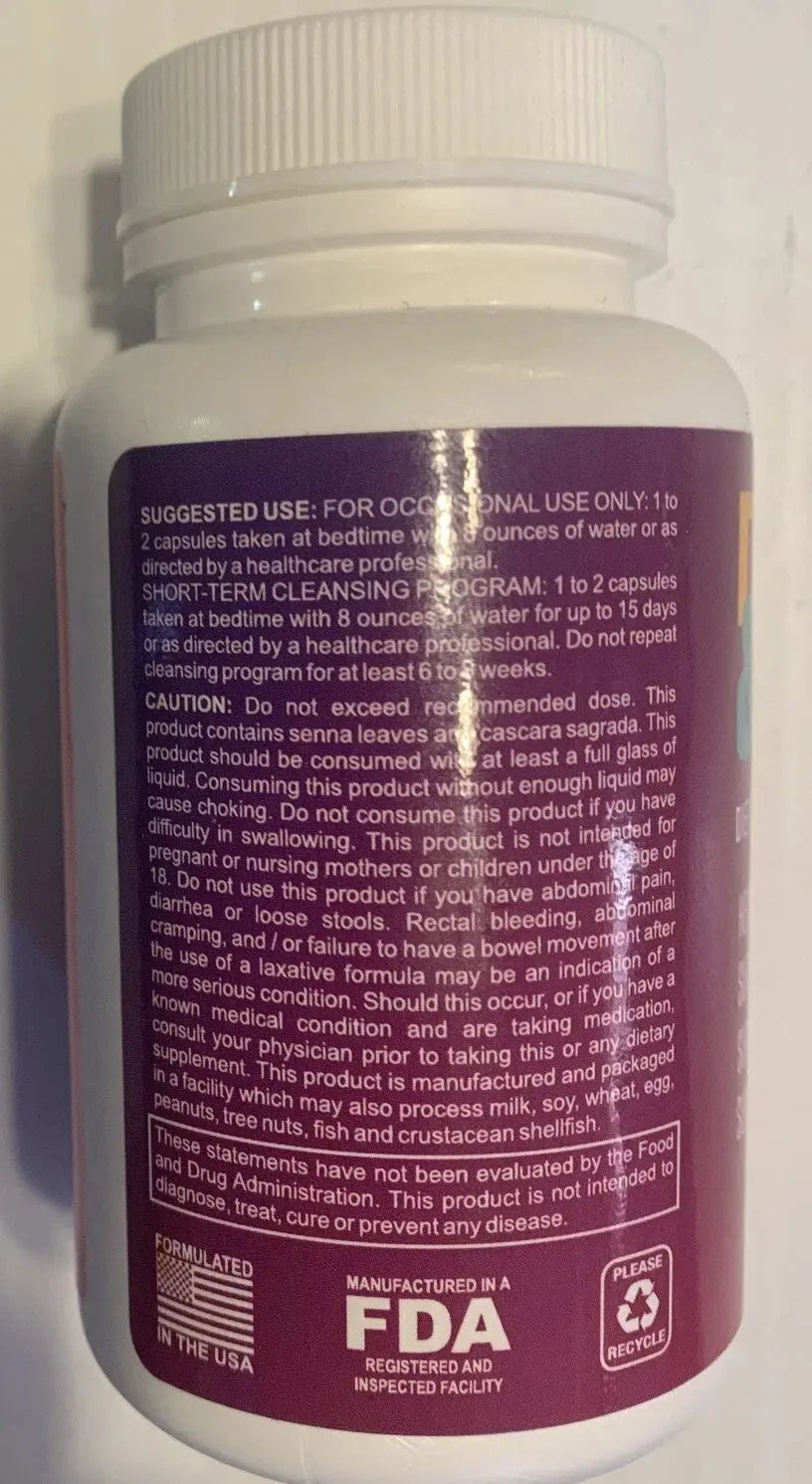 HIBODY Detox & Cleanse Colon Dietary Supplement - 30 Capsules NORTH WAVE   SCENTORA