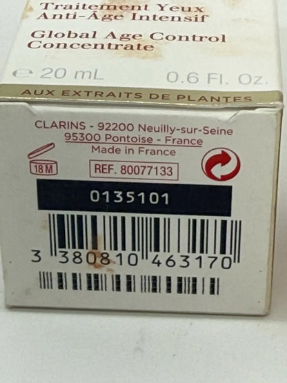 Clarins Double Serum Eye Global Age Control Concentrate - 20ml / 0.6 Fl. Oz. NORTH WAVE   SCENTORA