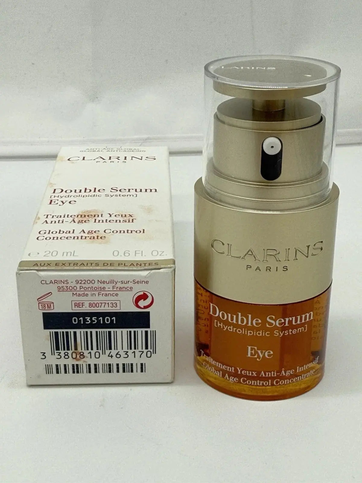 Clarins Double Serum Eye Global Age Control Concentrate - 20ml / 0.6 Fl. Oz. NORTH WAVE   SCENTORA